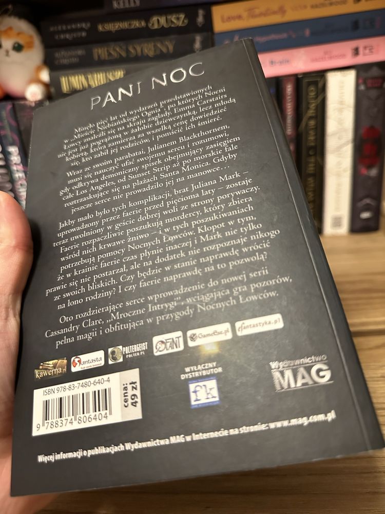 Pani Noc - Cassandra Clare Mroczne intrygi tom 1