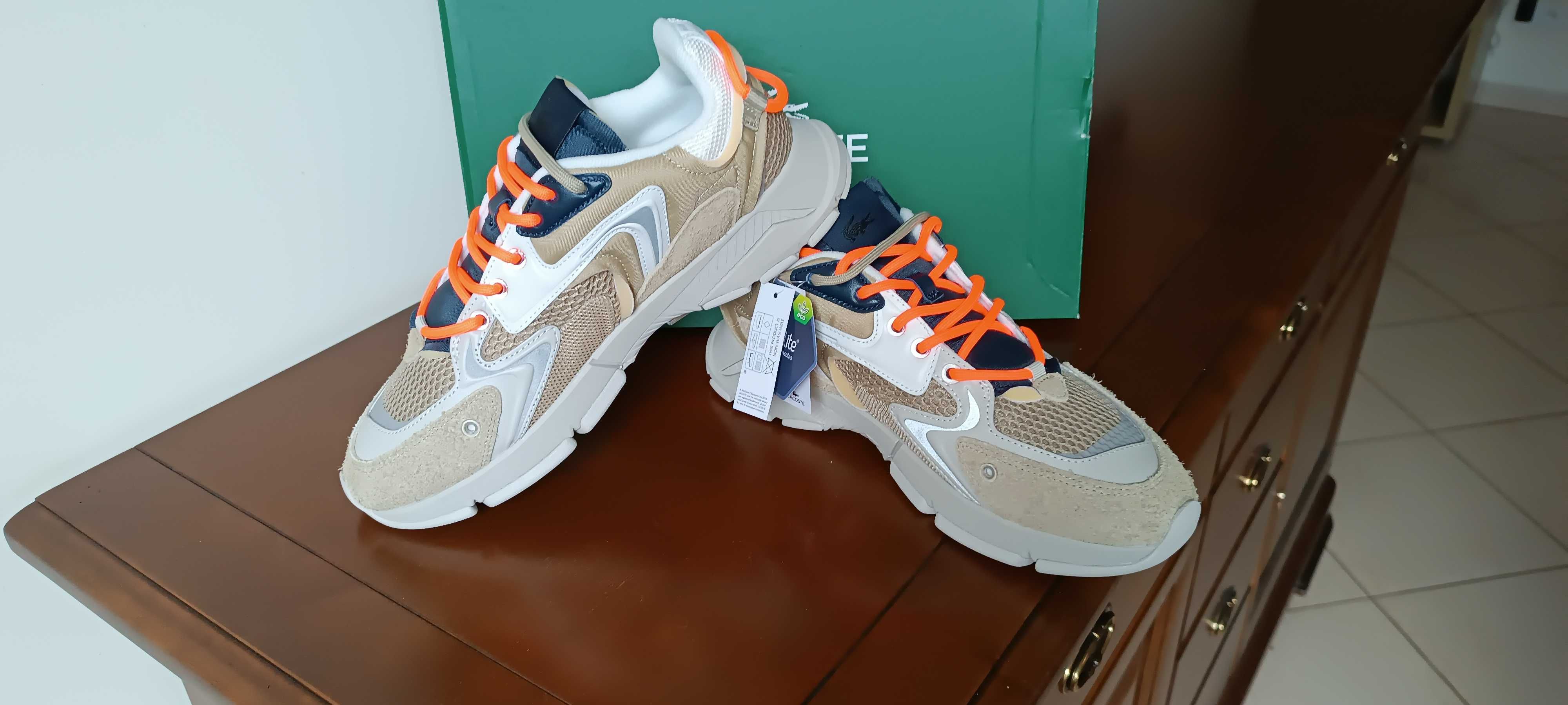 (r. 44/ us 10,5) Buty Lacoste L003 Neo 123 Sma Khl Nvy mesh