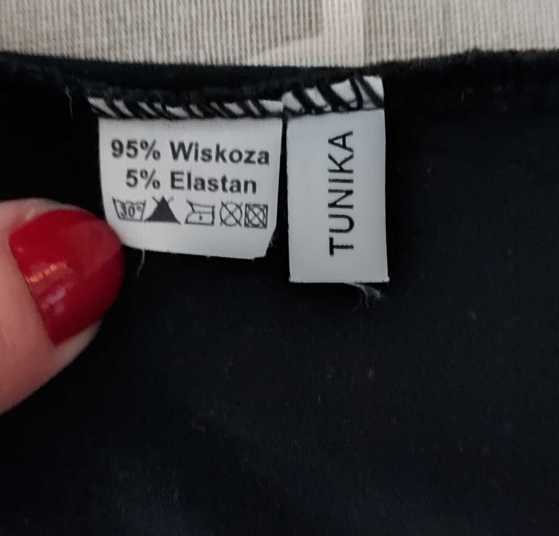 Tunika w paski Wiktor Samborski 46/48 wiskoza elastan