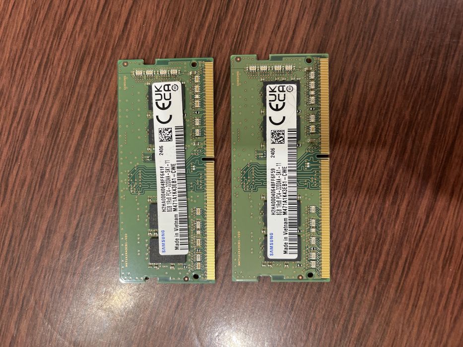 Оперативная память Samsung 8GB DDR4 3200MHz SO-DIMM для ноутбуків 2 шт