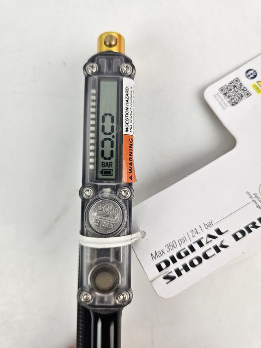 Lezyne Digital Shock Drive 350 PSI pompka do amortyzatorów MTB rower g