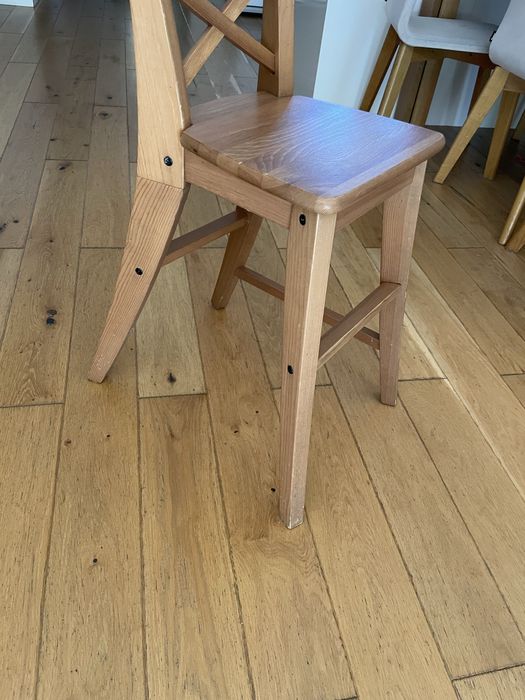 Krzeslo ikea ingolf dąb