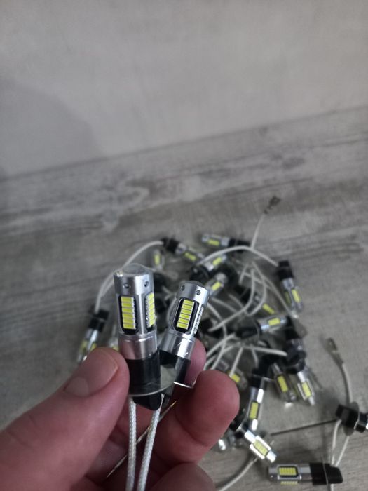 H3 Н1 LED автомобильные лампочки в противотуманные фары. Автолампы