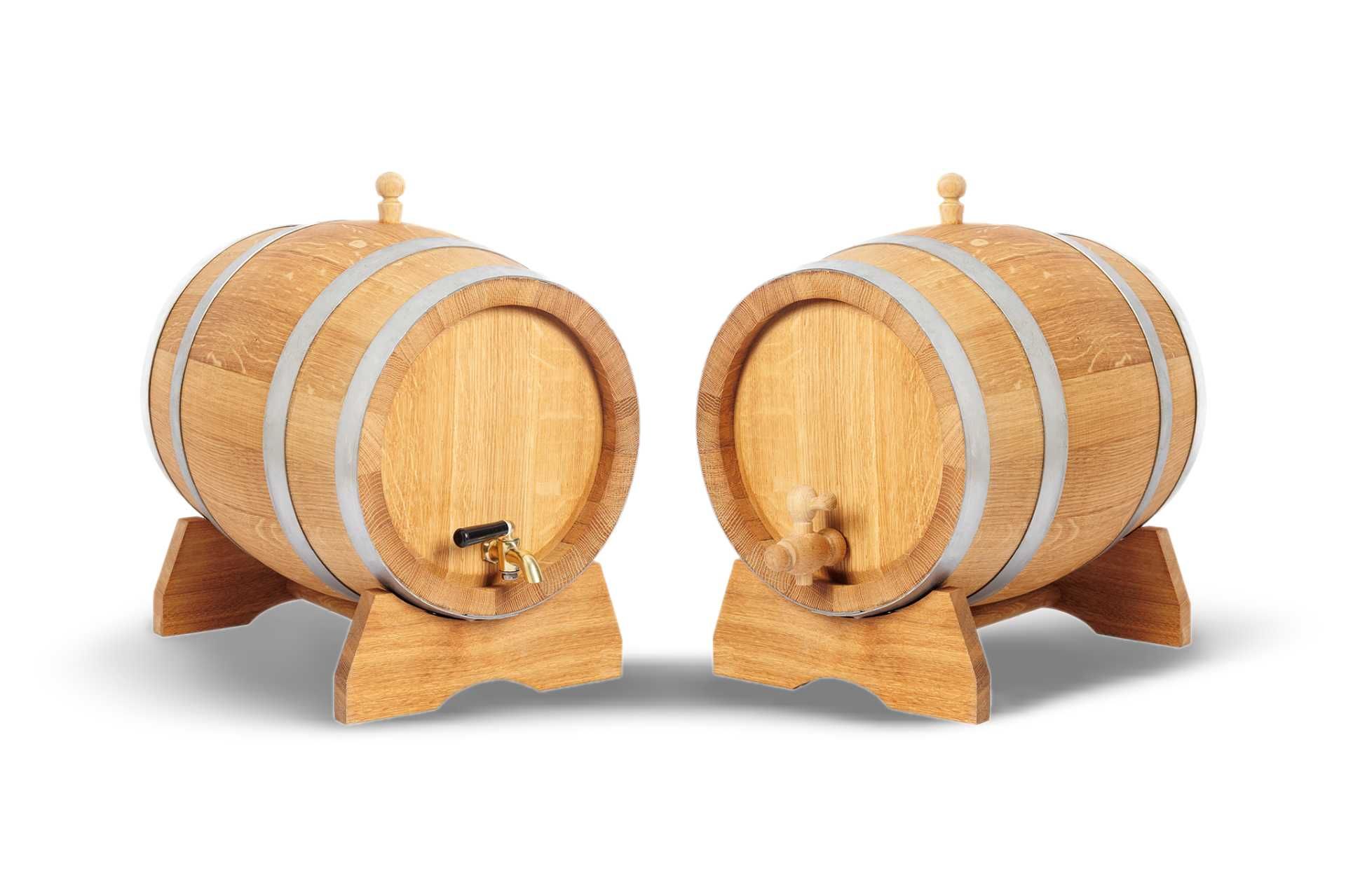 Dębowa beczka 15L na whisky bimber wino nalewki prezent (Atest PZH)