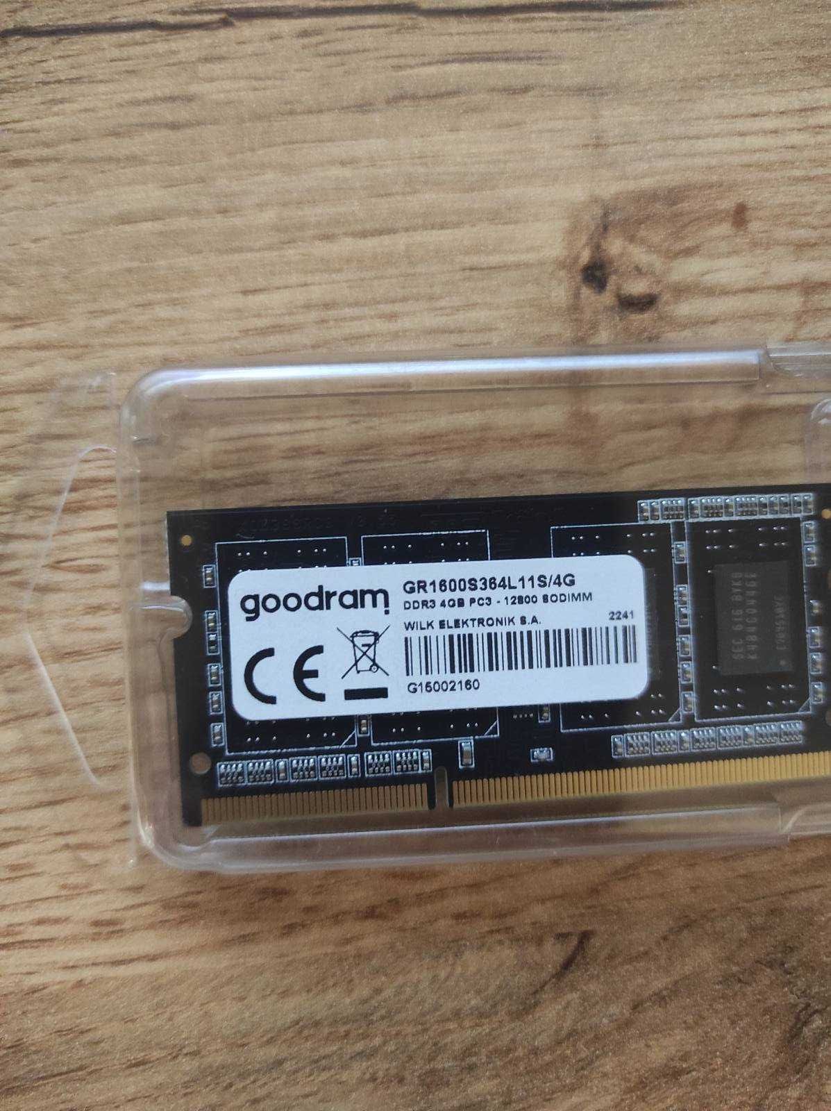 Оперативна пам'ять Goodram SODIMM DDR3-1600 GR1600S364L11S/4G