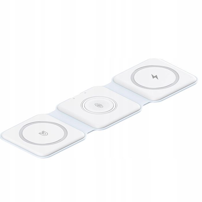 Składana Ładowarka Bezprzewodowa Do Iphone / Watch / Airpods 15W Recci