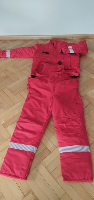 Ubranie robocze zimowe nowe ocieplane dwuczęściowe XL 182x112x98