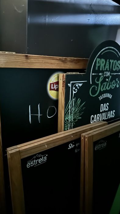 cavalete ardósia dupla face