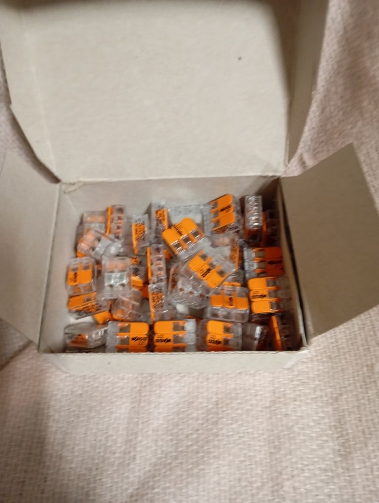 Szybkozłączki WAGO na linkę