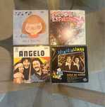 Discos vinil antigos pequenos para colecionadores