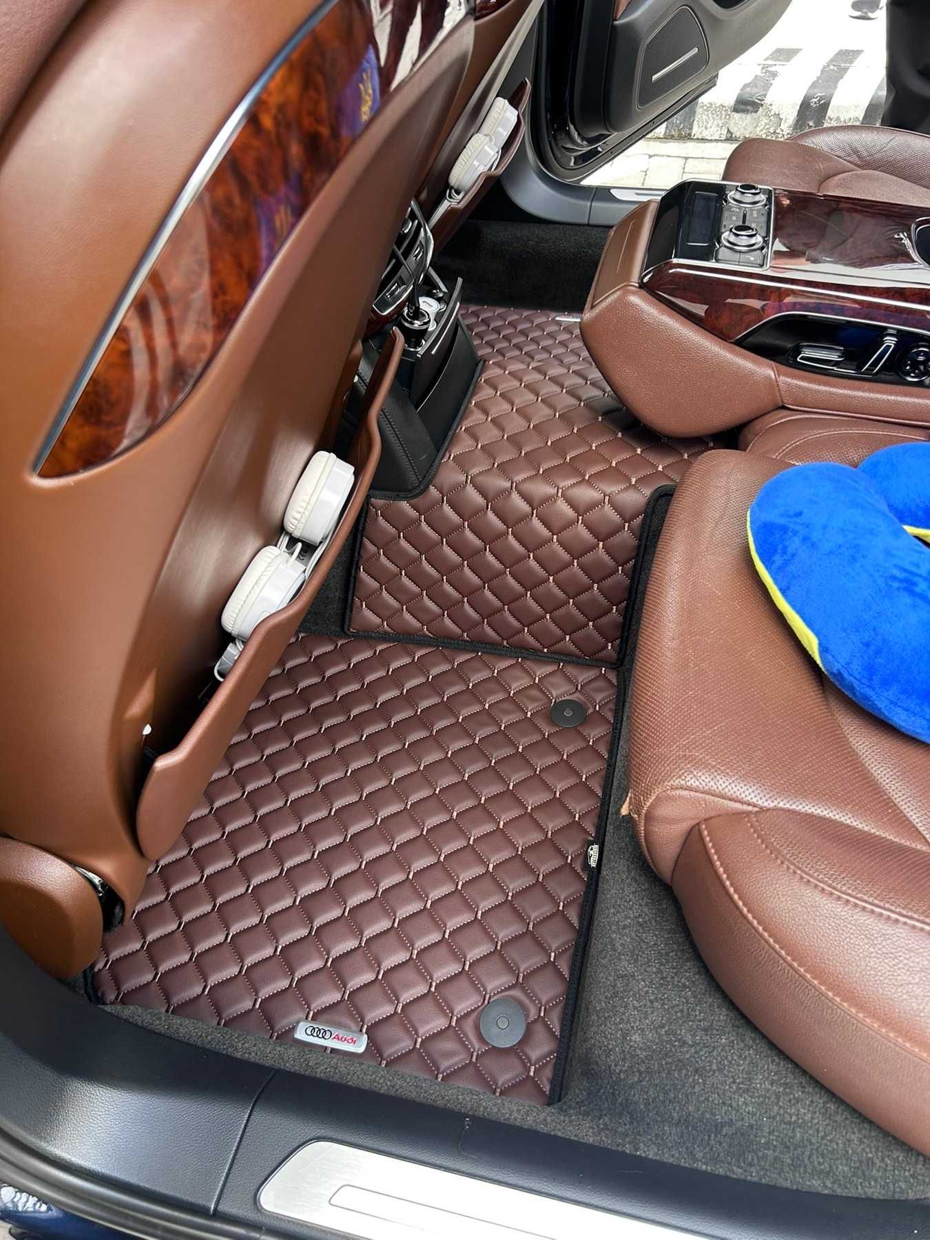 Коврики в салон Екошкіра для Audi A6 (C4 C5 C6 C7 C8) Экокожа килимки