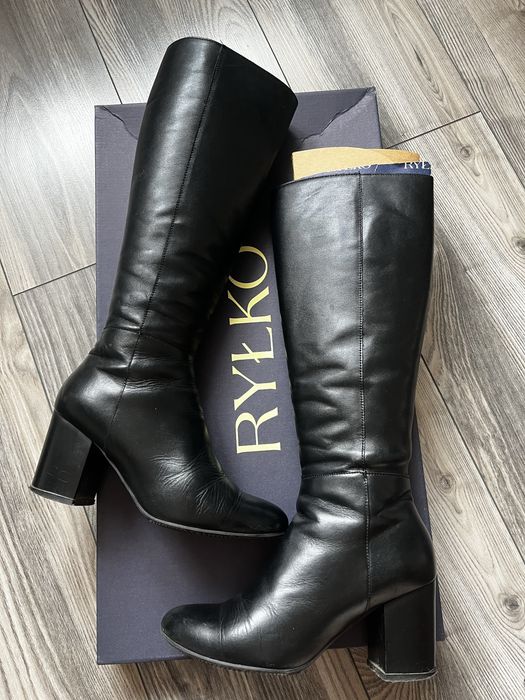 Czarne kozaki Ryłko