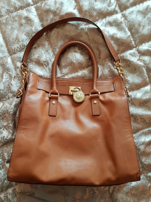 Michael kors - mala pele camel original