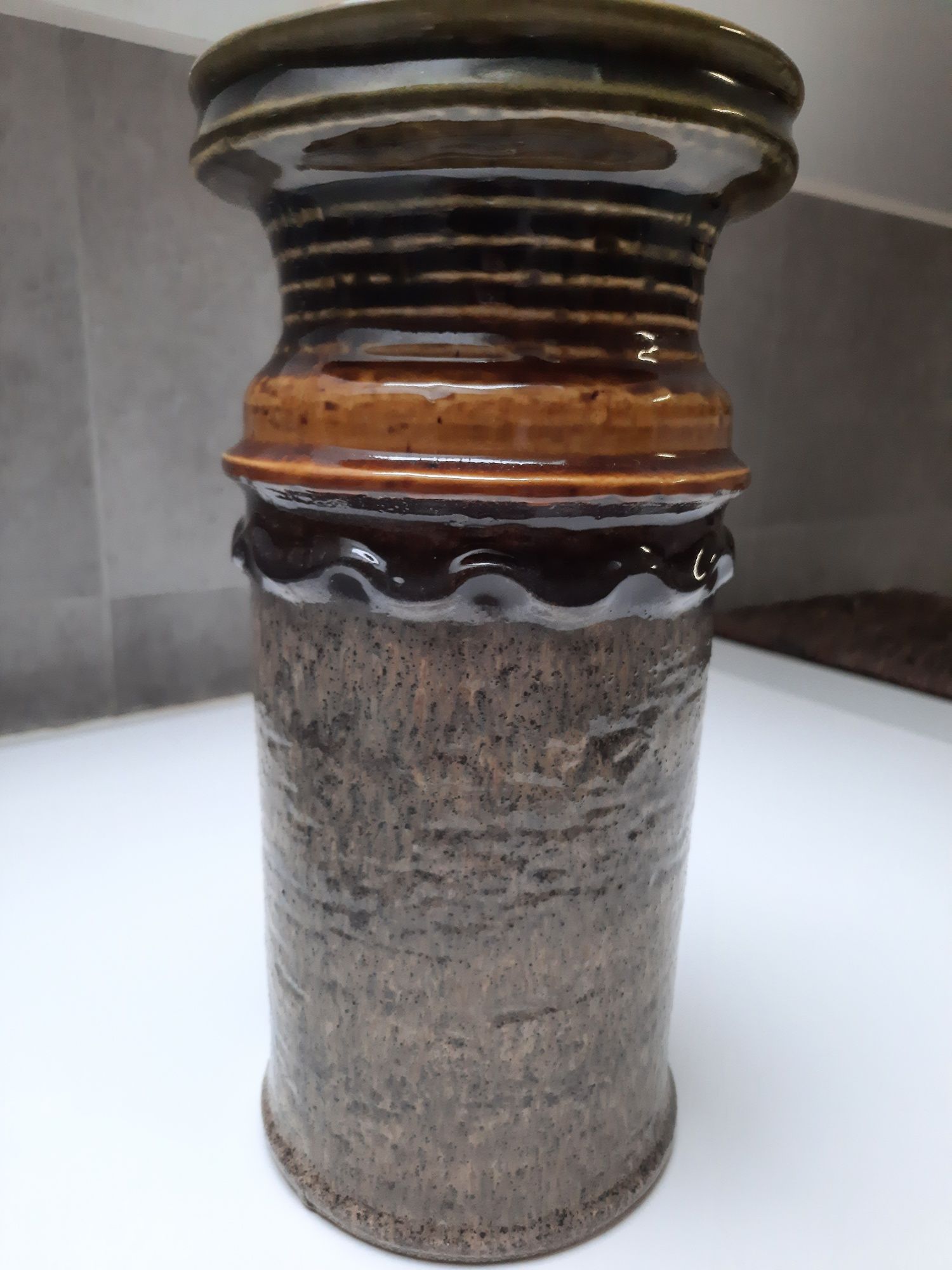 Unikatowy,stary wazon ceramiczny  firmy Steuler, lata 60-te