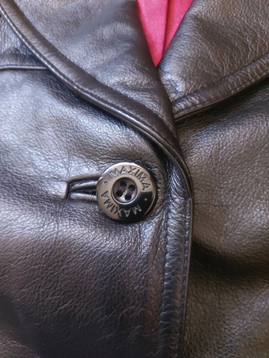Wilsons Leather Maxima skórzana czarna kurtka damska skóra naturalna M