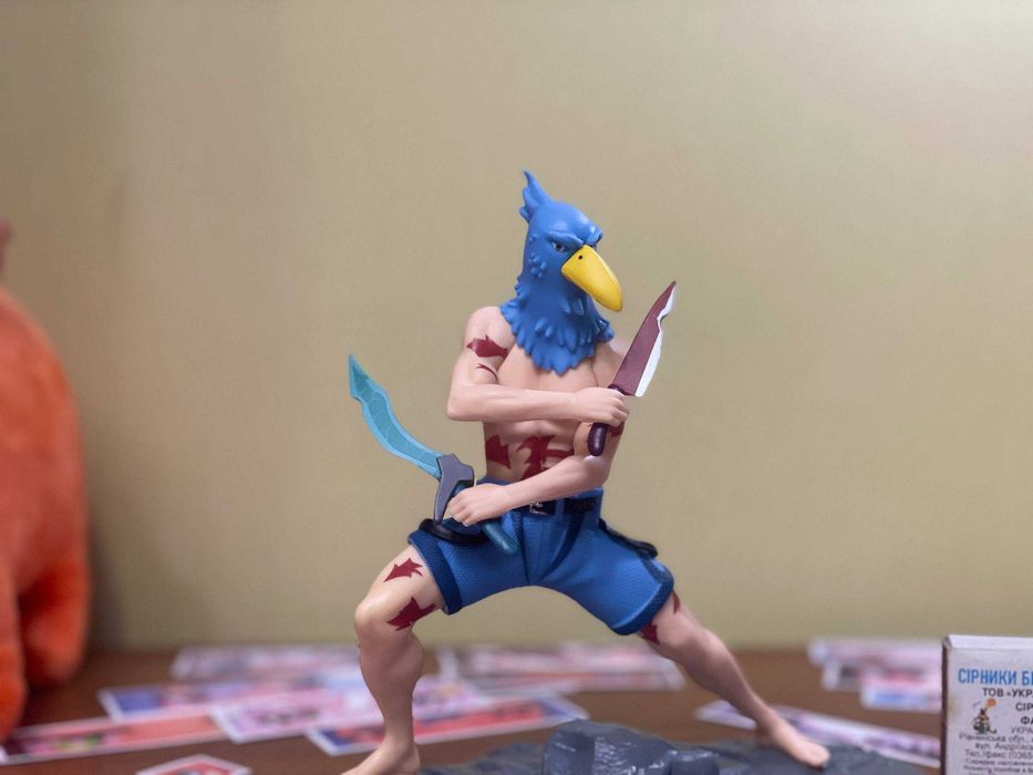 НОВА аніме-фігурка Санраку — (Shangri-La Frontier) 16 см + три наліпки