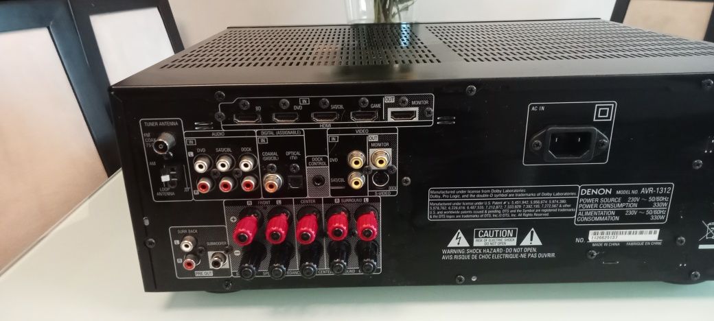 Amplituner Denon AVR 1312 z mojej kolekcji instrumenty muzyczne hobby