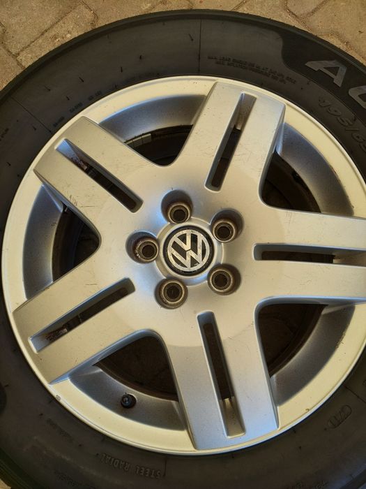 Koło zapasowe felga aluminiowa 5 X 100 VW 6 X 15 ET 38 otwór: 57.1