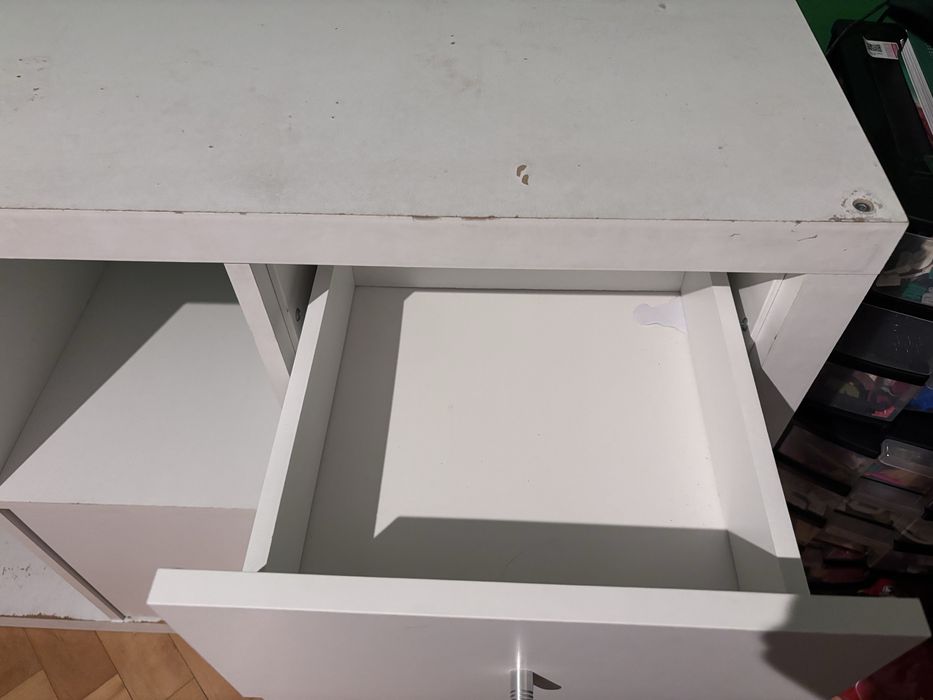 Szafka kallax z wkladem szafki i szuflad