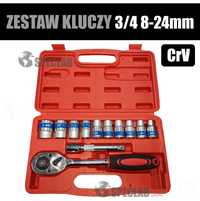 Zestaw kluczy 13el CrV 8-24mm