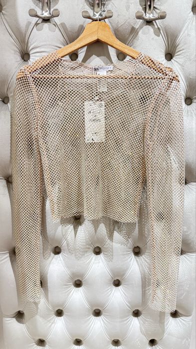 Топ с камінцями zara