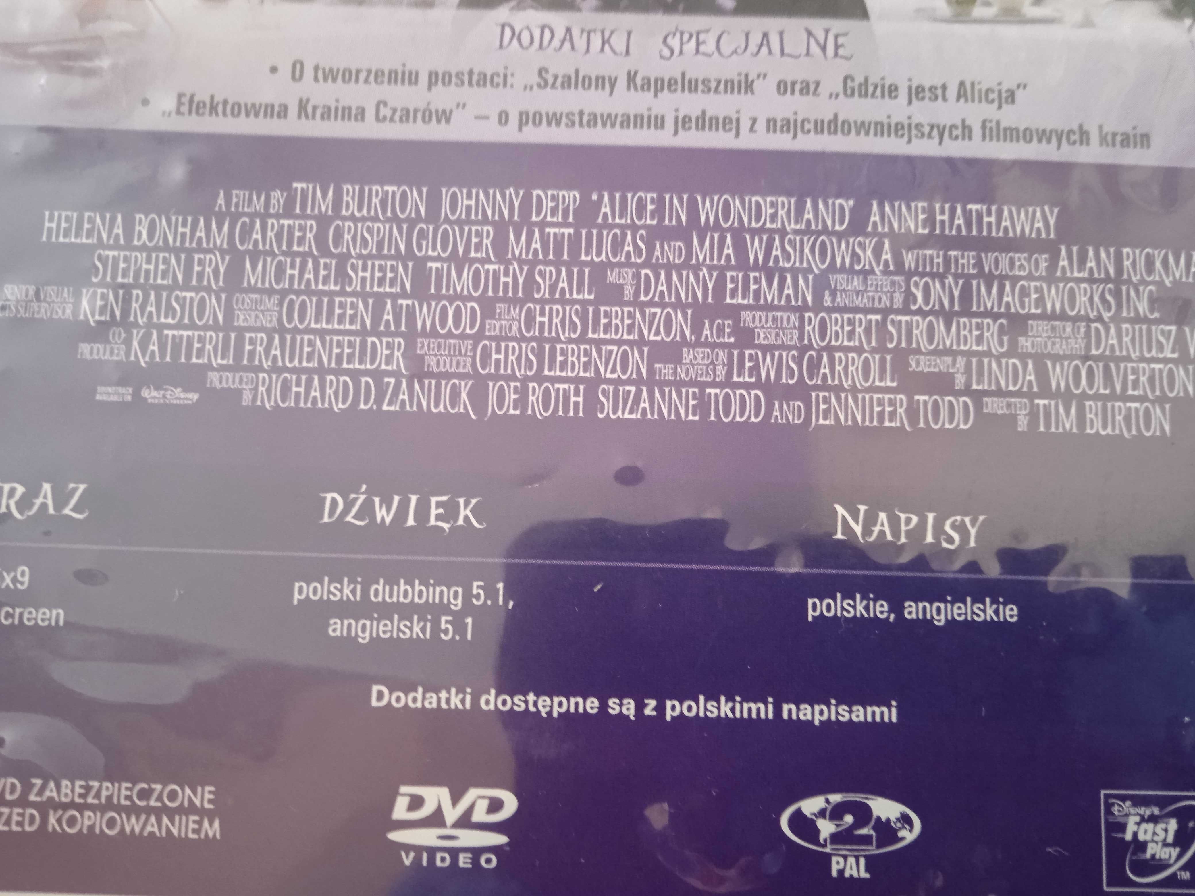 Alicja w Krainie Czarów DVD