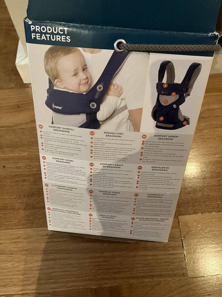 Marsupio ergobaby 360 carrier cool air mesh