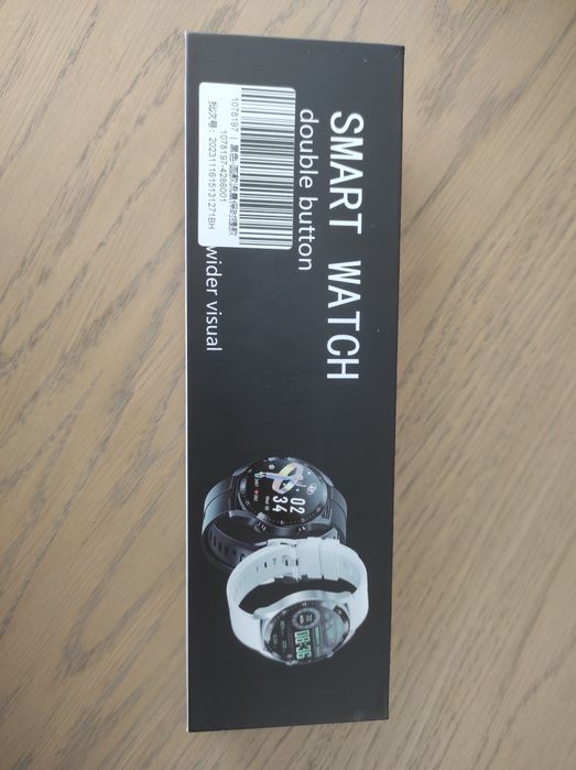 Smartwatch Smart zegarek męski double button