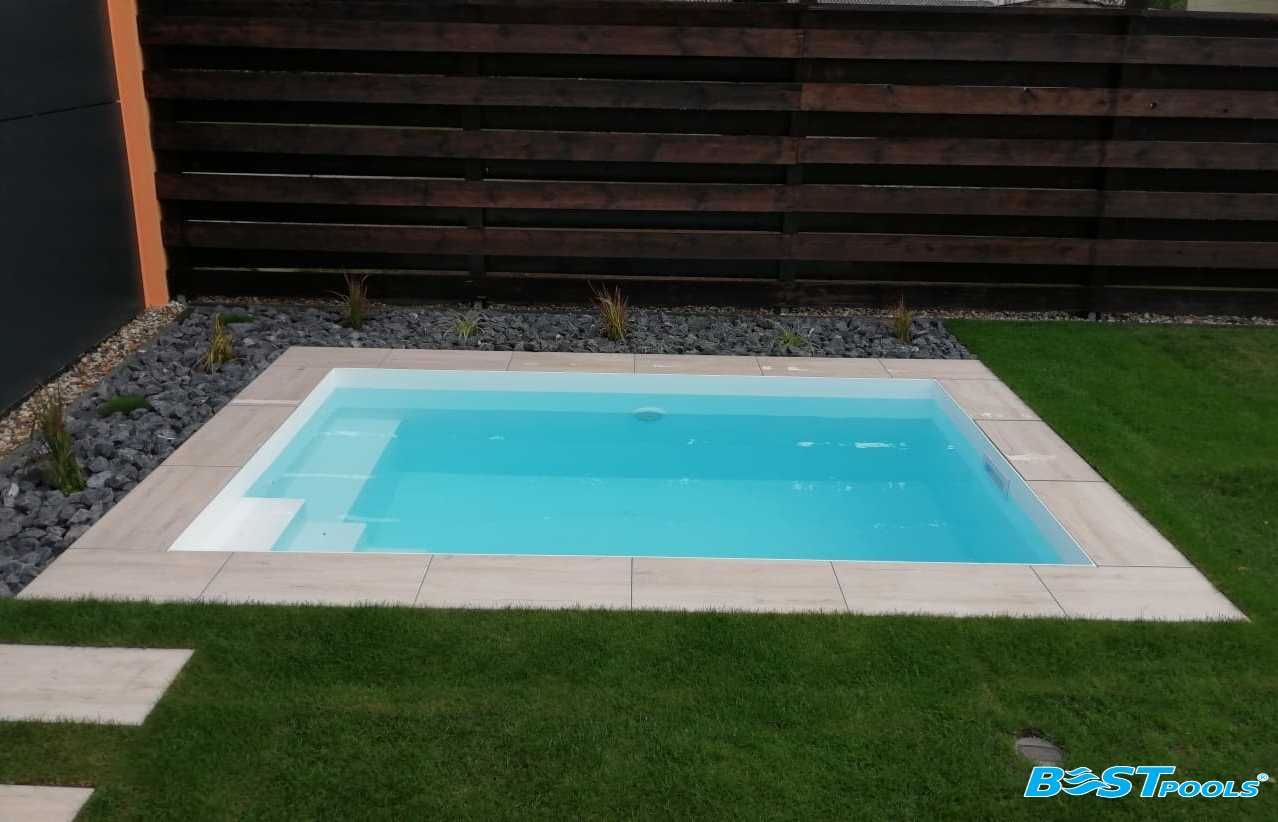 Polipropylenowy basen Flores 13x3x1.5m marki Bestpools
