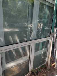 Witryna aluminiowa 160 x 190 cm okno