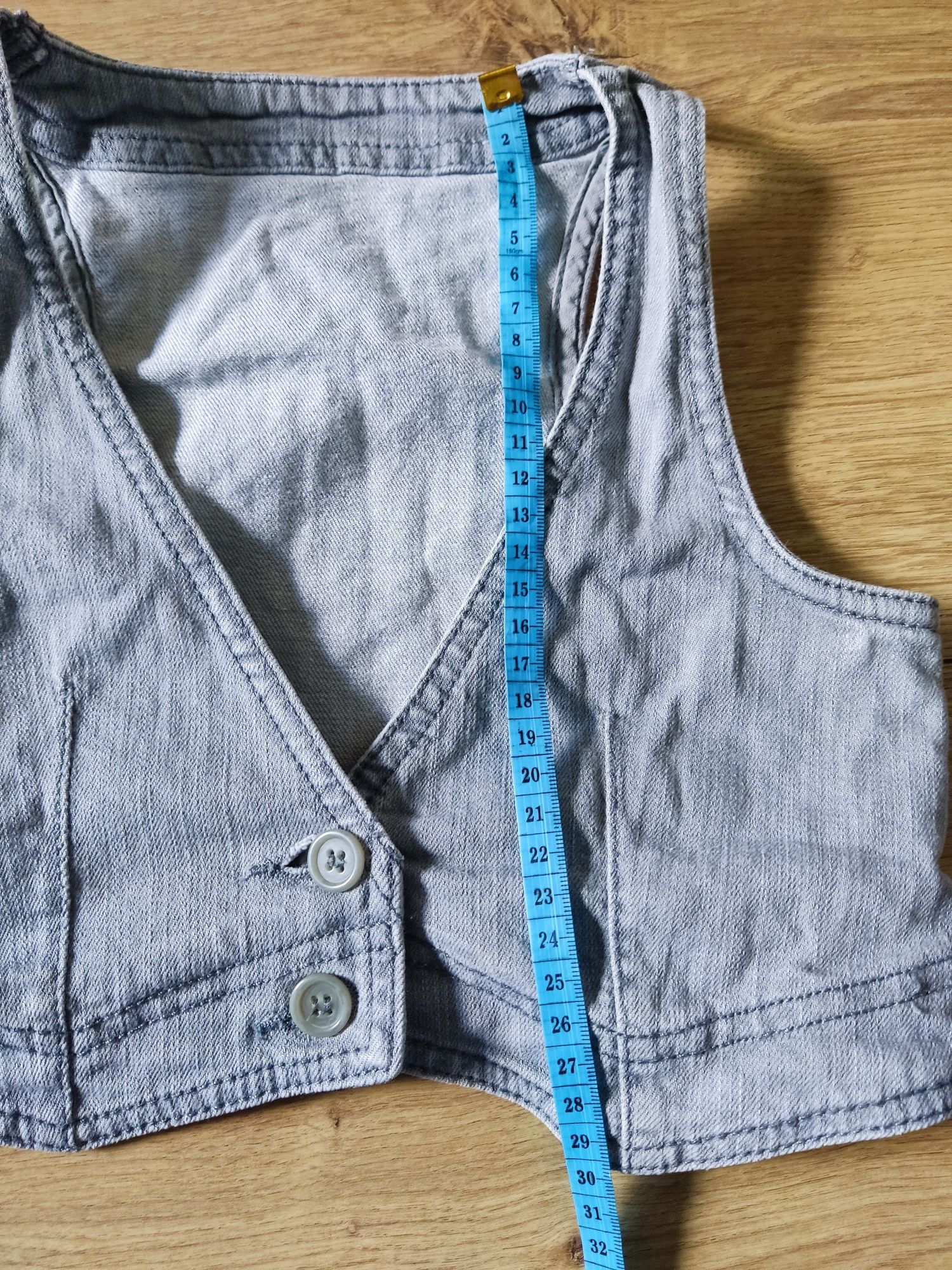 Kamizelka jeansowa dla dziewczynki M&S