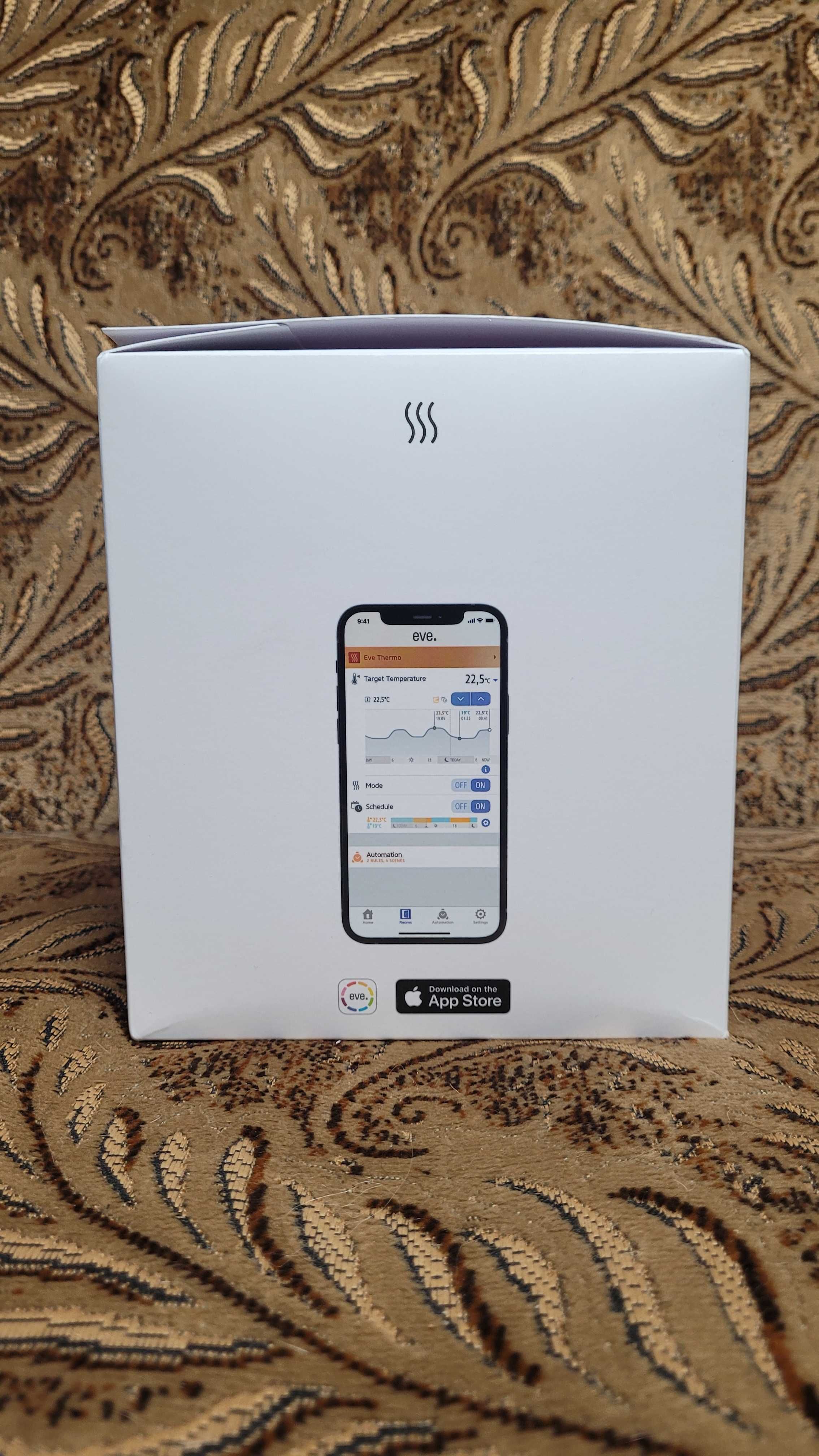 Eve thermo Termostat  z wyświetlaczem LED,   Apple HomeKit,