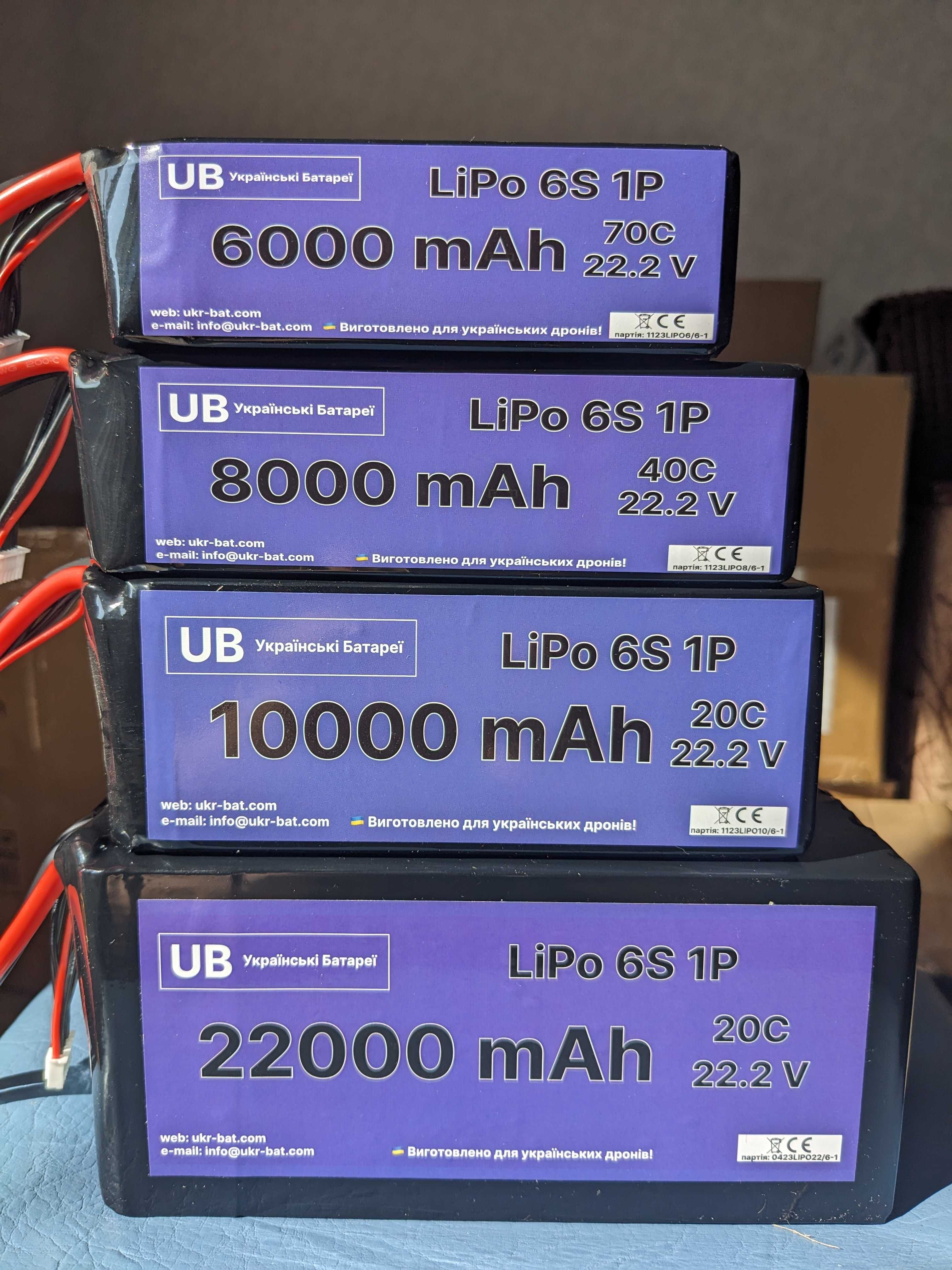 Купити потужний Акумулятор до ФПВ дрона: АКБ LiPo CODDAR 5500 mAh 80С