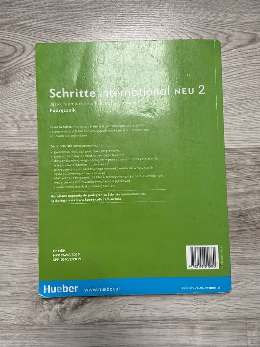 Schritte International 2 , Język Niemiecki dla liceum i technikum