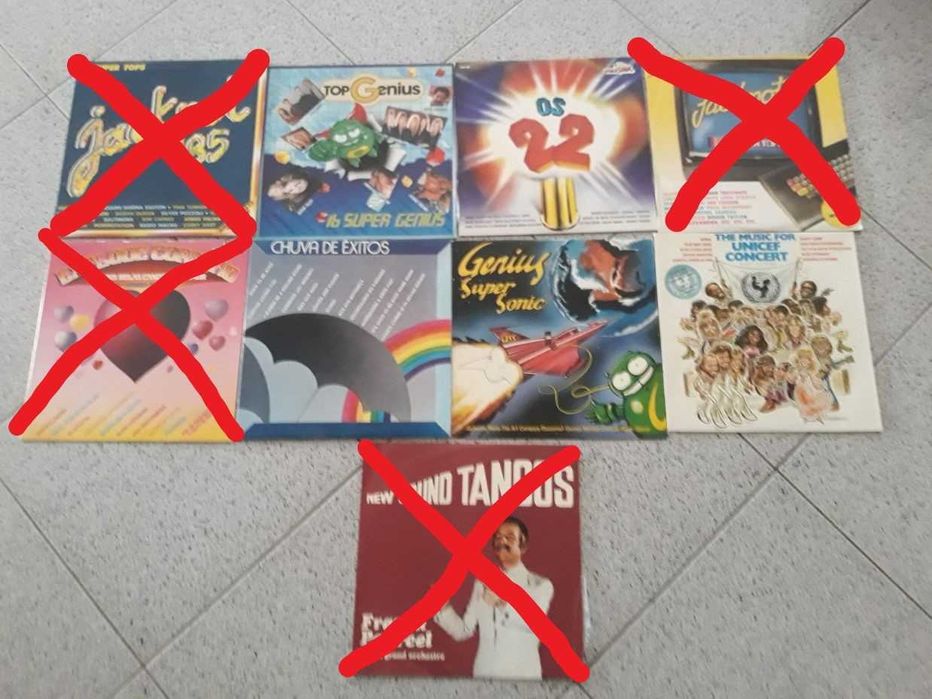 Diversos LP's e Singles Vinil antigos