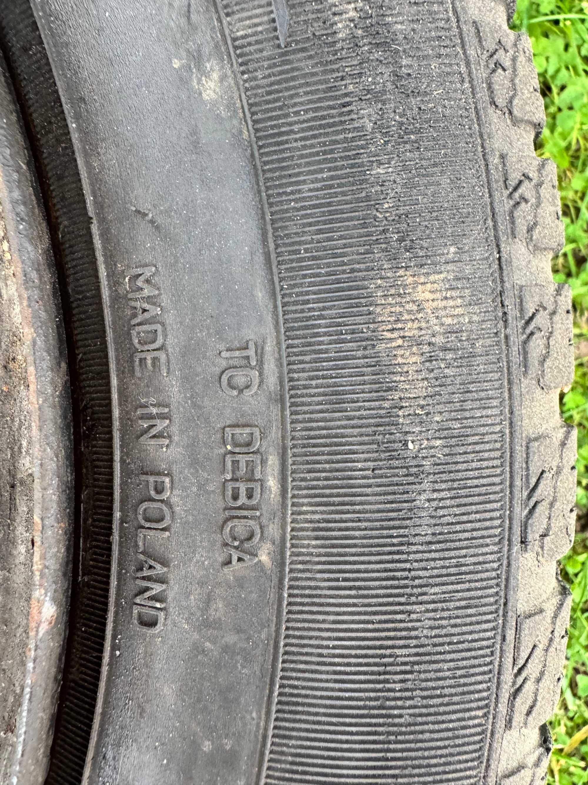 Sprzedam kpl opon zimowych 185/60R14 na felgach stalowych 4x100