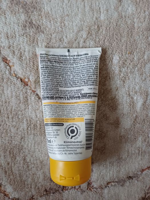 Krem przeciwsłoneczny Alterra SPF