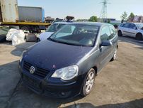 VW polo 9N LC7V kompletny przód maska zderzak lampy pas błotniki wysył