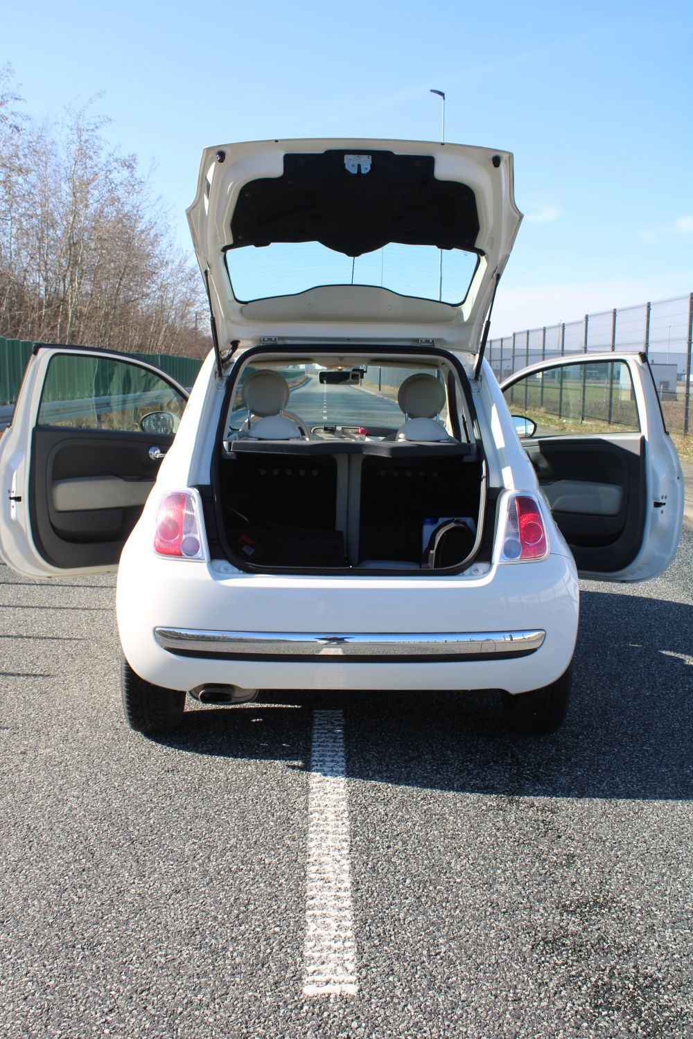 Fiat 500 panoramiczny dach