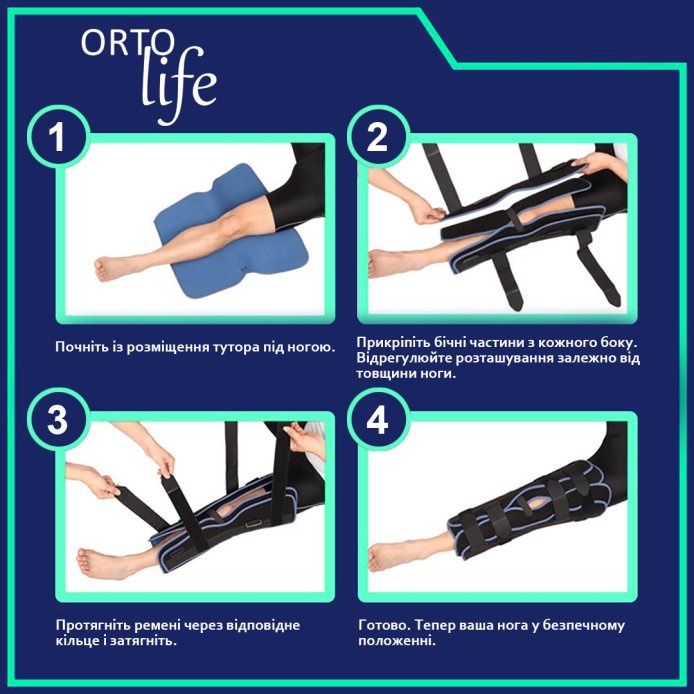 Бандаж на коліно, фіксатор колінного суглобу Orliman(Іспанія) Тутор