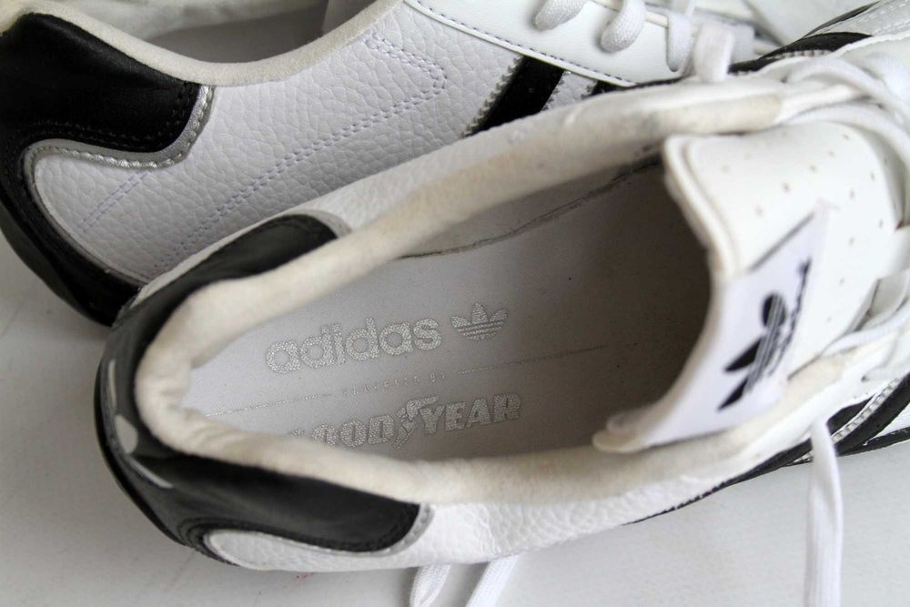 кроссовки кожаные легендарные унисекс Adidas Goodyears размер 40-41