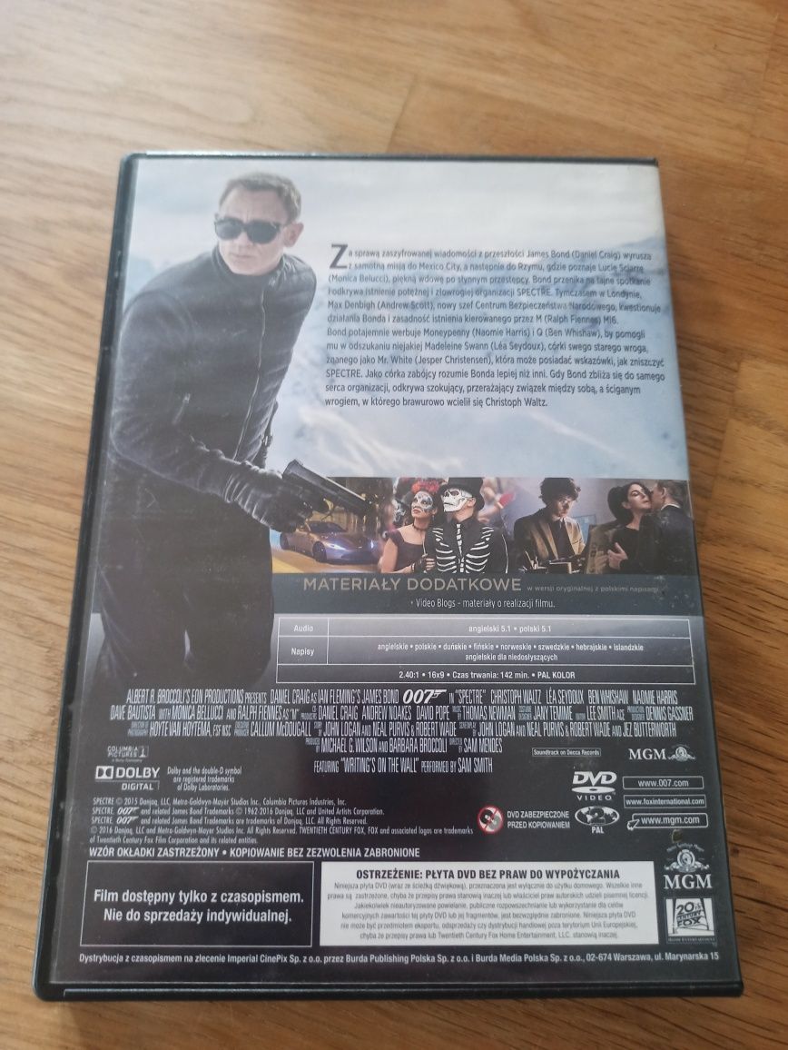 Spectre film na Dvd