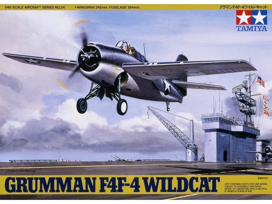Tamiya 61034 Grumman F4F-4 Wildcat 1/48 model do sklejania