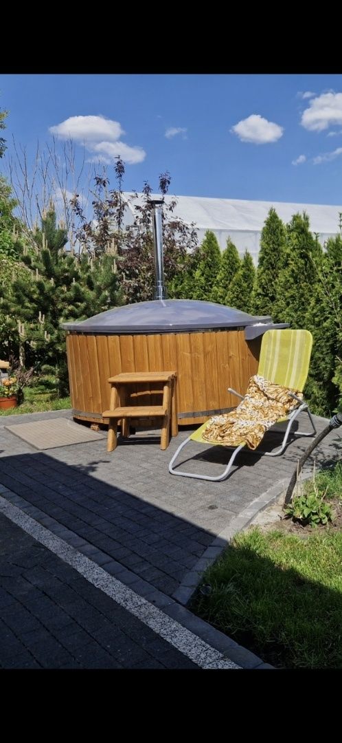Balia ogrodowa ruska bania jacuzzi basen beczka