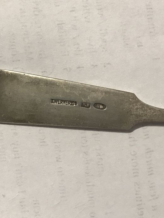 Срібна ложка 84 проба