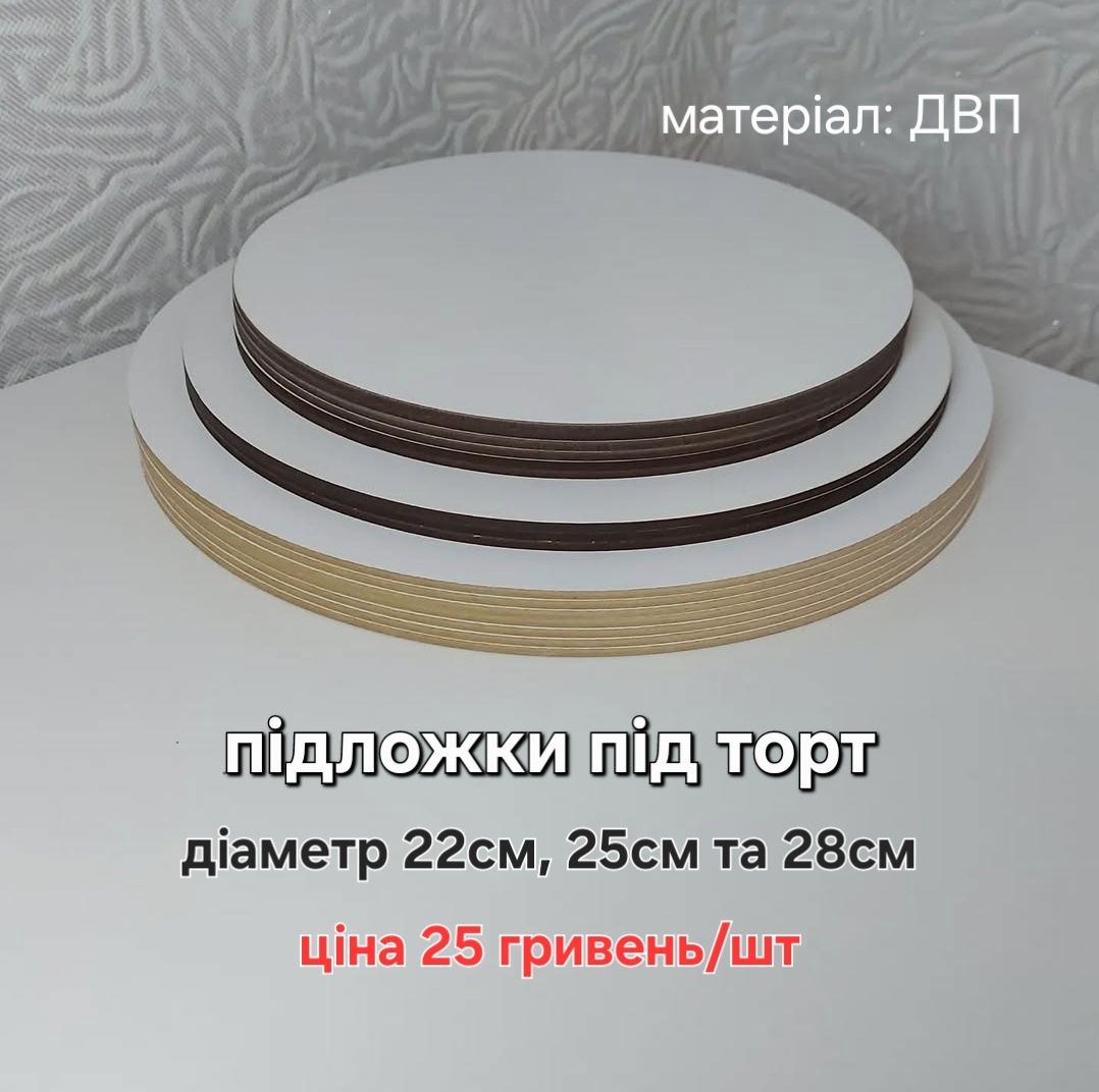 Поворотний столик д28см для формування торта, підставка для кондитера