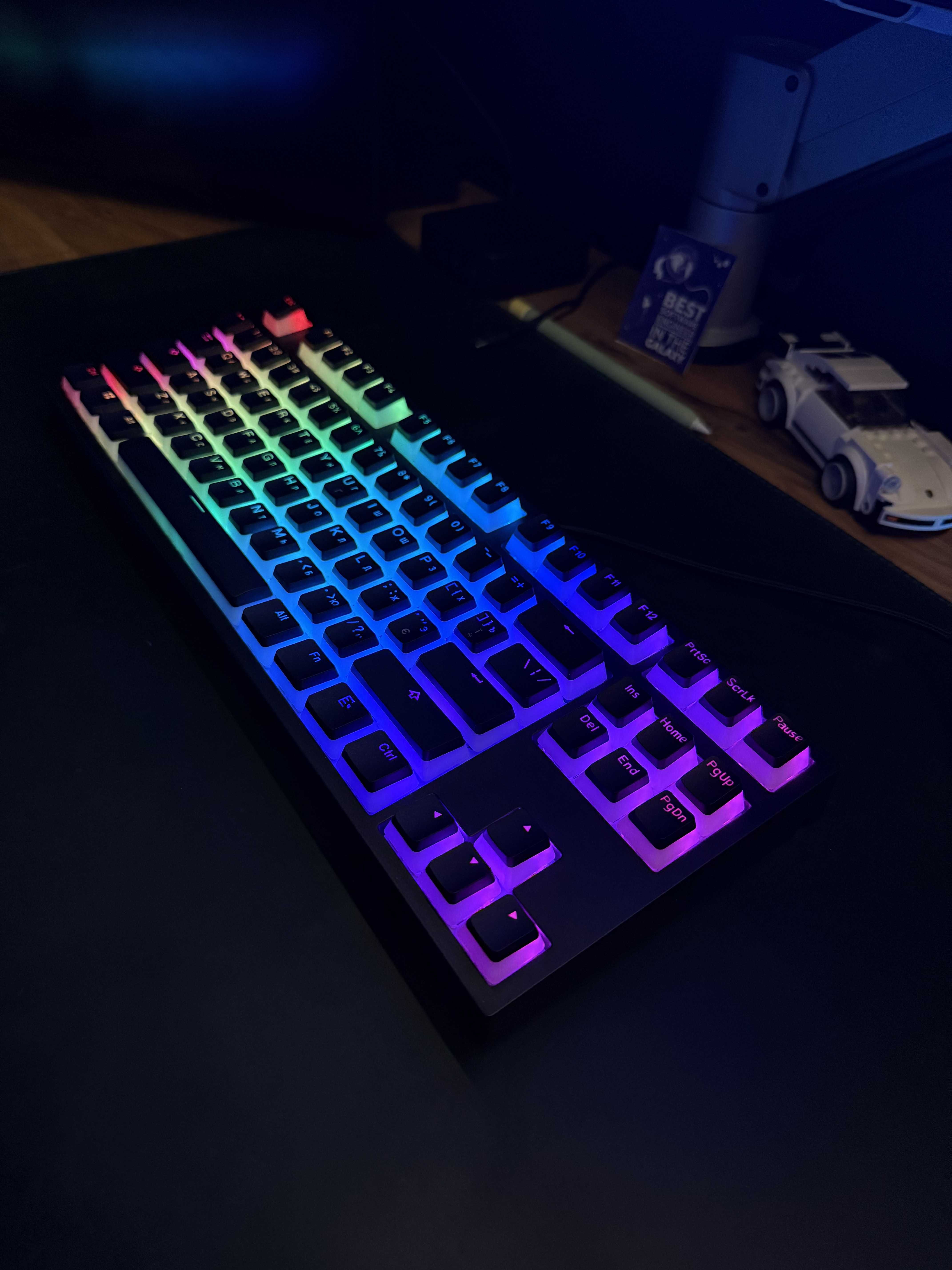 Клавіатура DARK PROJECT KD87A Gateron Cap Teal