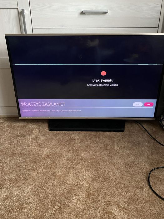 Telewizor LG 49 cali *uszkodzony*