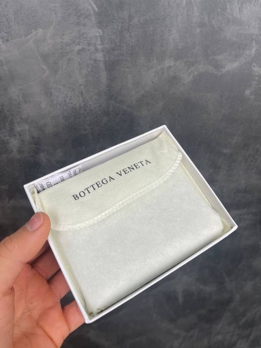 Мужской кожаный кошелек bottega Veneta чоловічий шкіряний гаманець