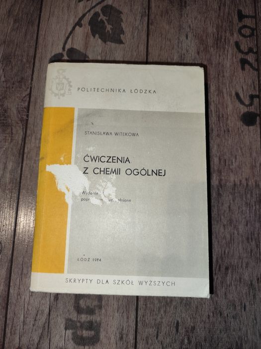 Politechnika Łódzka ćwiczenia z chemii ogólnej wydanie 3